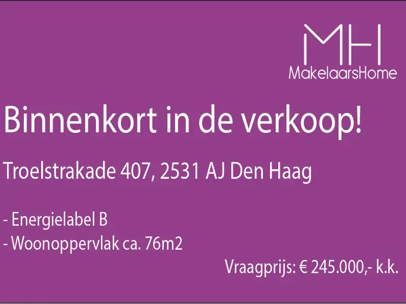 Troelstrakade 407, Den Haag