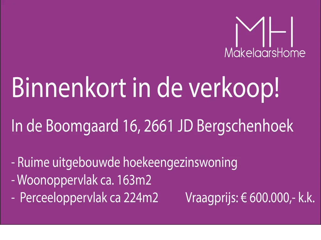 In de Boomgaard 16, Bergschenhoek