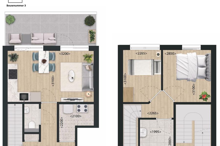 Hofwoning, bouwnummer 3 