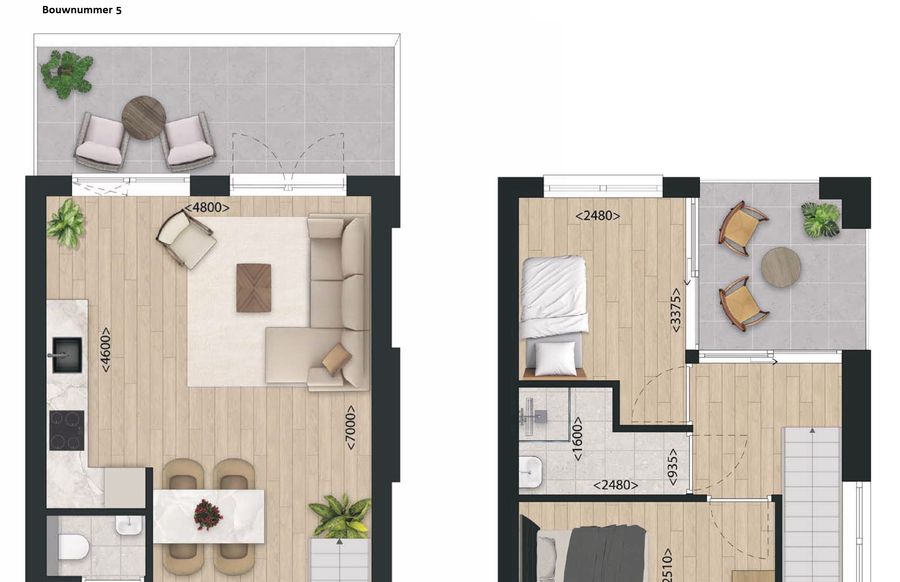 Hofwoning, bouwnummer 5 