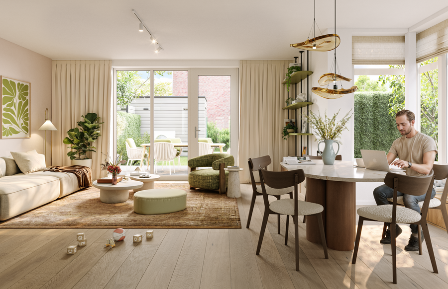 C54 - Royale hoekwoning dwarskap en erker, bouwnummer 18 