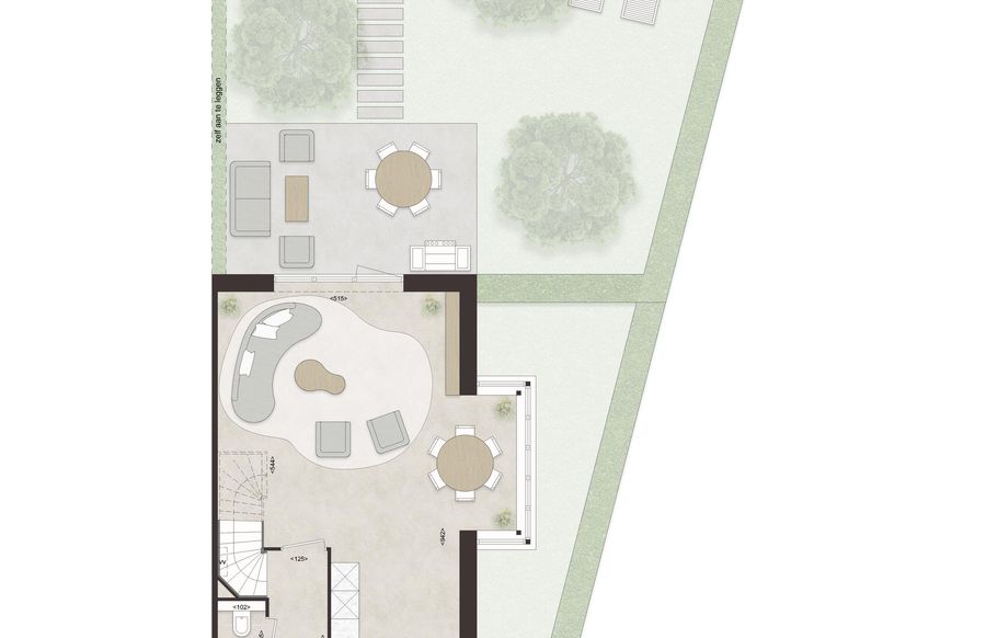 C54 - Royale hoekwoning dwarskap en erker, bouwnummer 18 