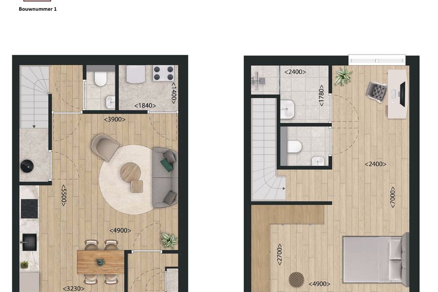 Hofwoning, bouwnummer 1 