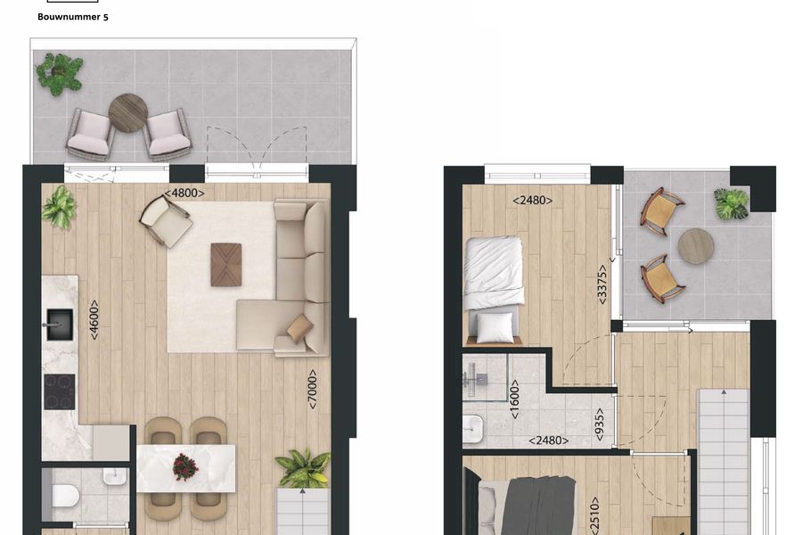 Hofwoning, bouwnummer 5 