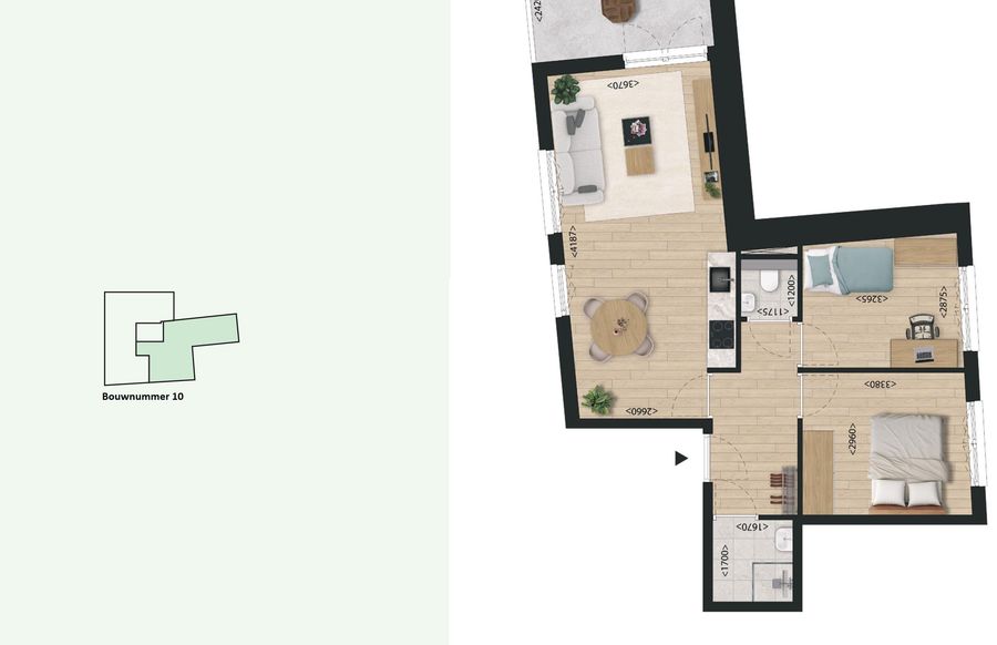 Appartement, bouwnummer 10 