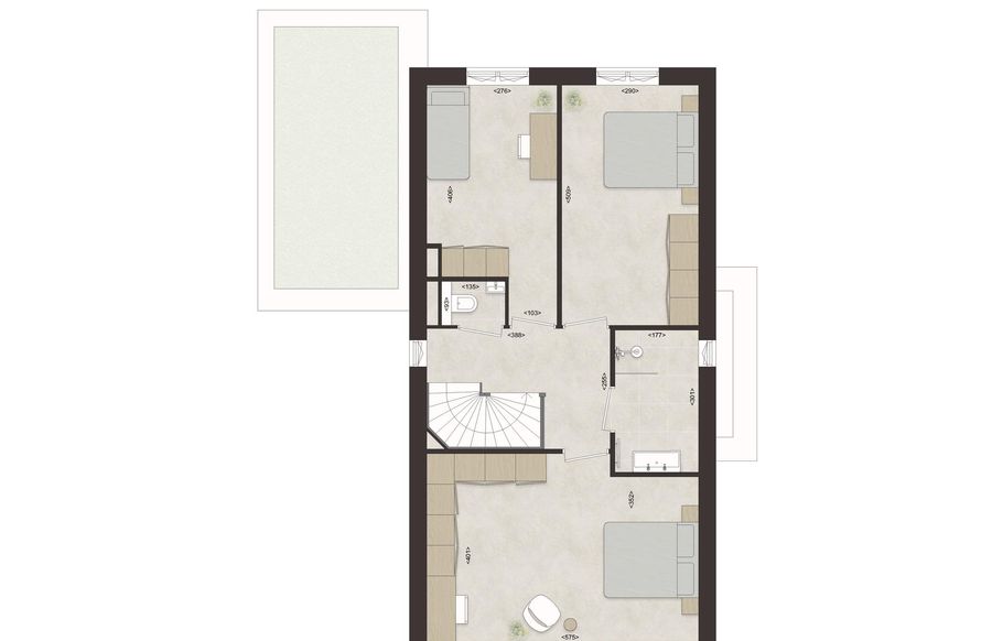 F60 - Vrijstaande villa met erker/zwembad, bouwnummer 46 