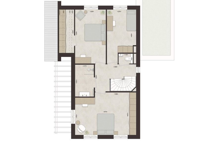 F60 - Vrijstaande villa met uitbouw, bouwnummer 36 