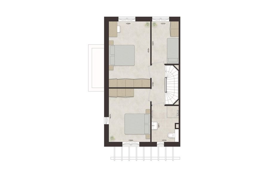 C57 - Royale hoekwoning dwarskap en erker, bouwnummer 25 