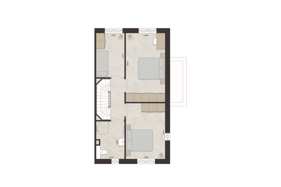 C54 - Royale hoekwoning dwarskap en erker, bouwnummer 18 