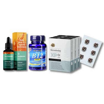 Microdose - 'Premium' Stacking Cordyceps Extract + Microdosing XP truffles + Vit. B12 