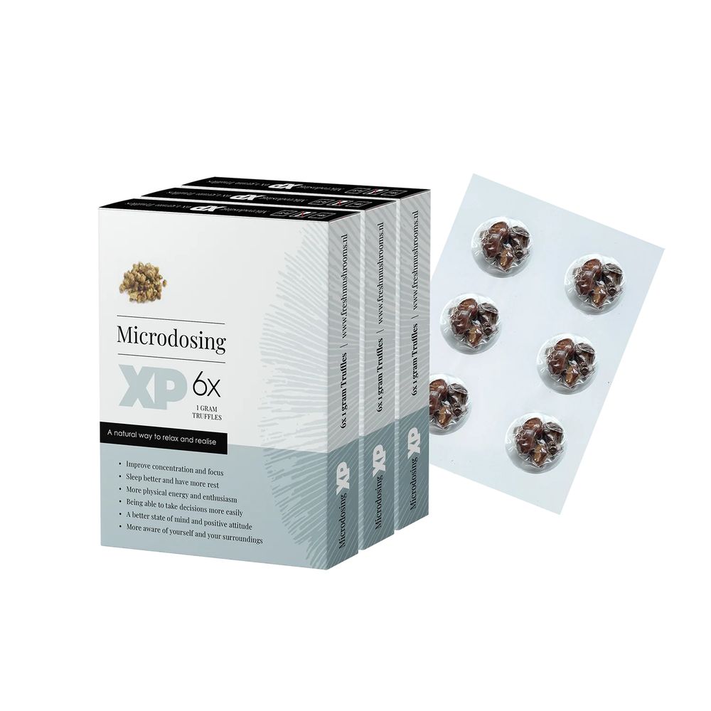 Microdose - Stacking Cordyceps capsules + Microdosing XP Truffles + Vit B12