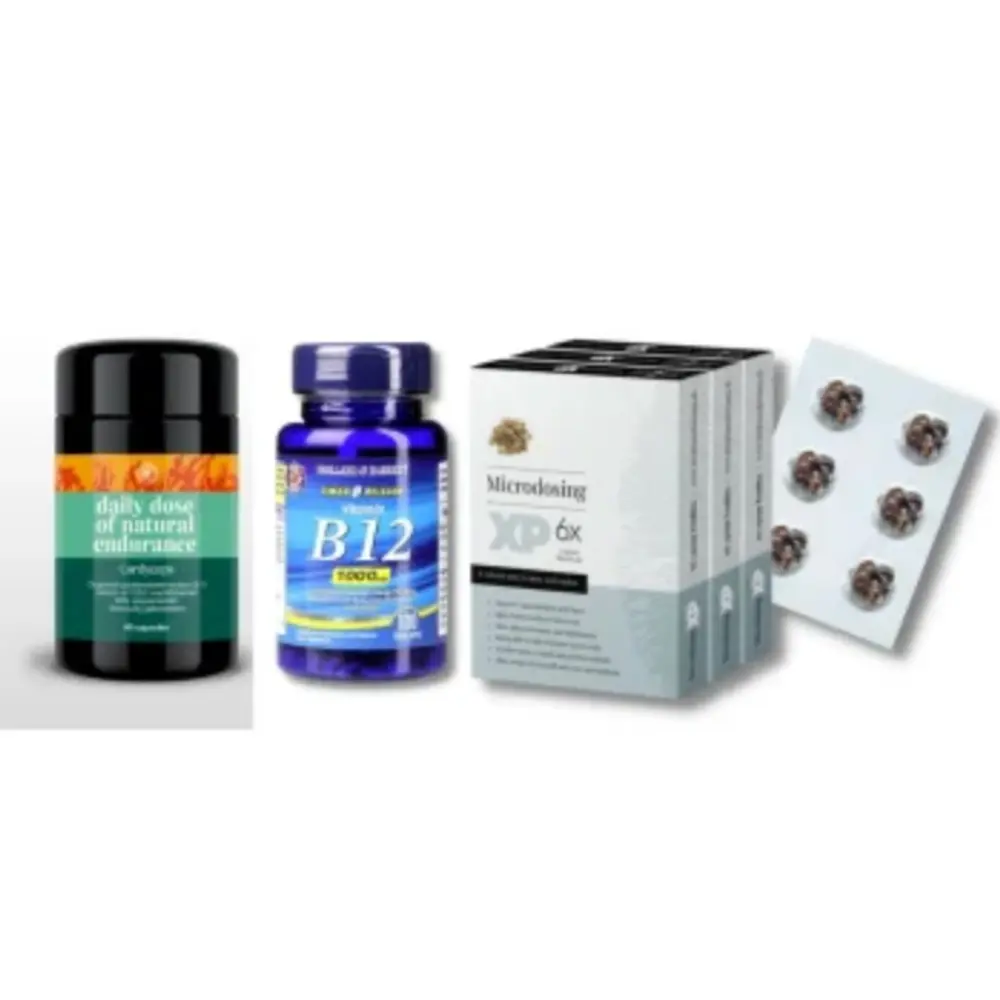 Microdose - Stacking Cordyceps capsules + MicrodosingXP Truffels + Vitamine B12