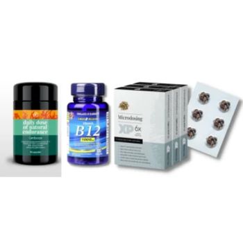 Foodsporen - Stacking Cordyceps capsules + Microdosing XP Truffles + Vit B12