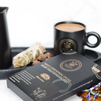 Microdose - Ceremoni&euml;le Cacao met Blue Lotus &ndash; Nymphaea Caerulea (hartopenend & ontspannend)