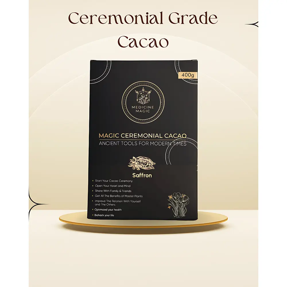 Microdose - Ceremoniële Cacao met Saffraan - Ontspanning en balans 