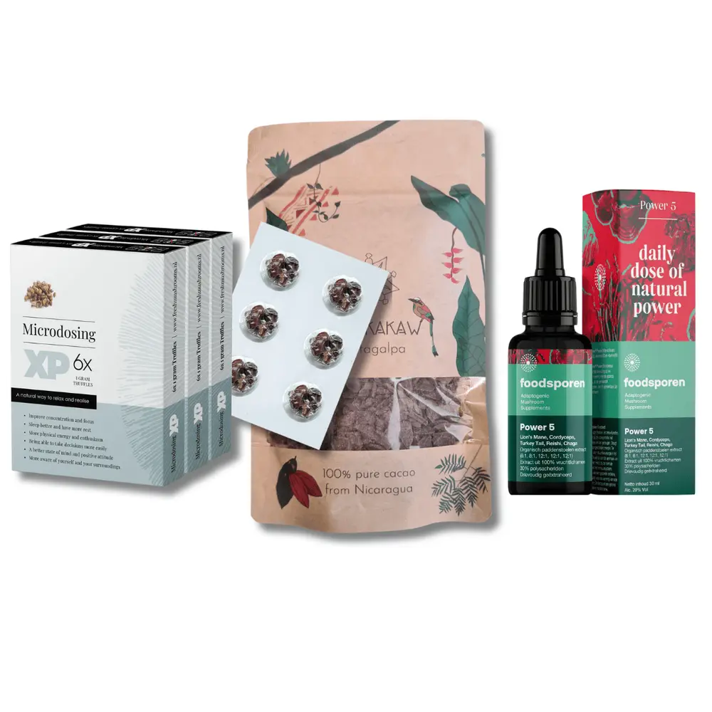 Microdose - Stacking Raw Cacao+ Truffels+ Power5 premium extract