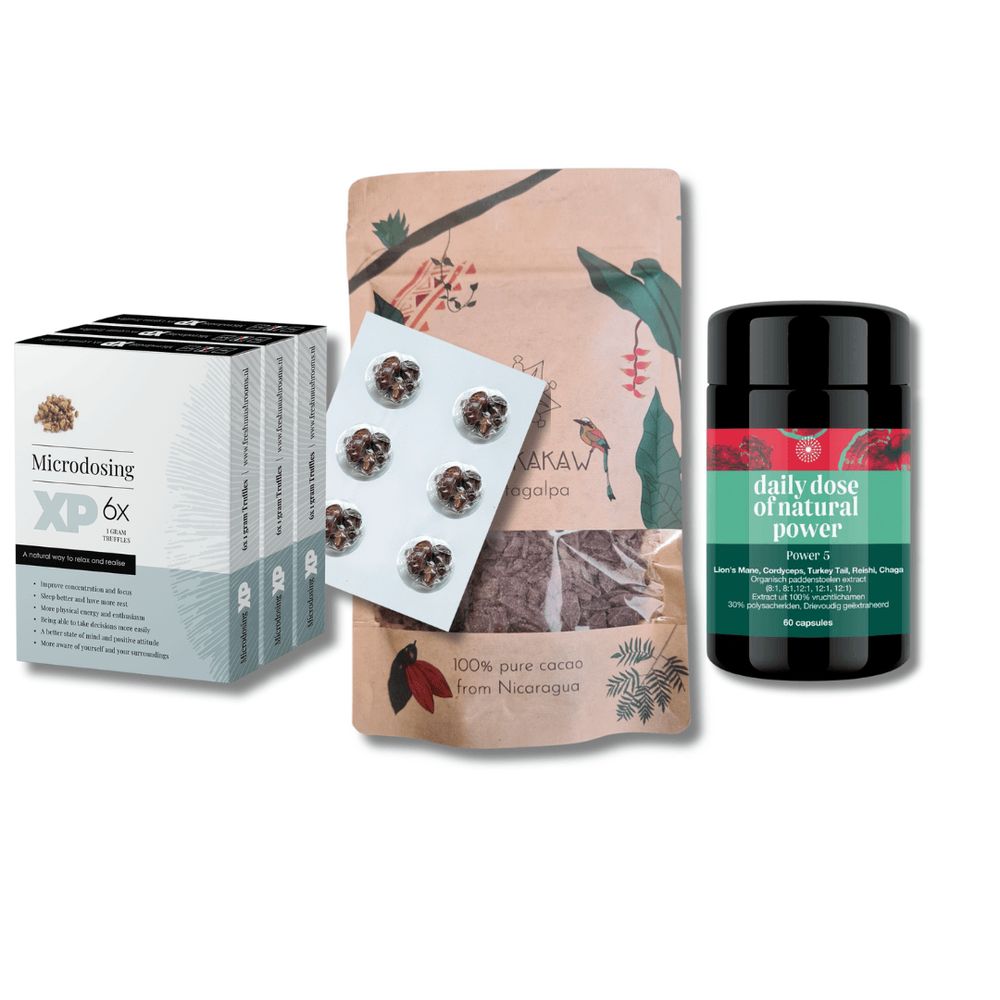 Microdose - Stacking Pure Cacao+Truffles+Power5 Capsules