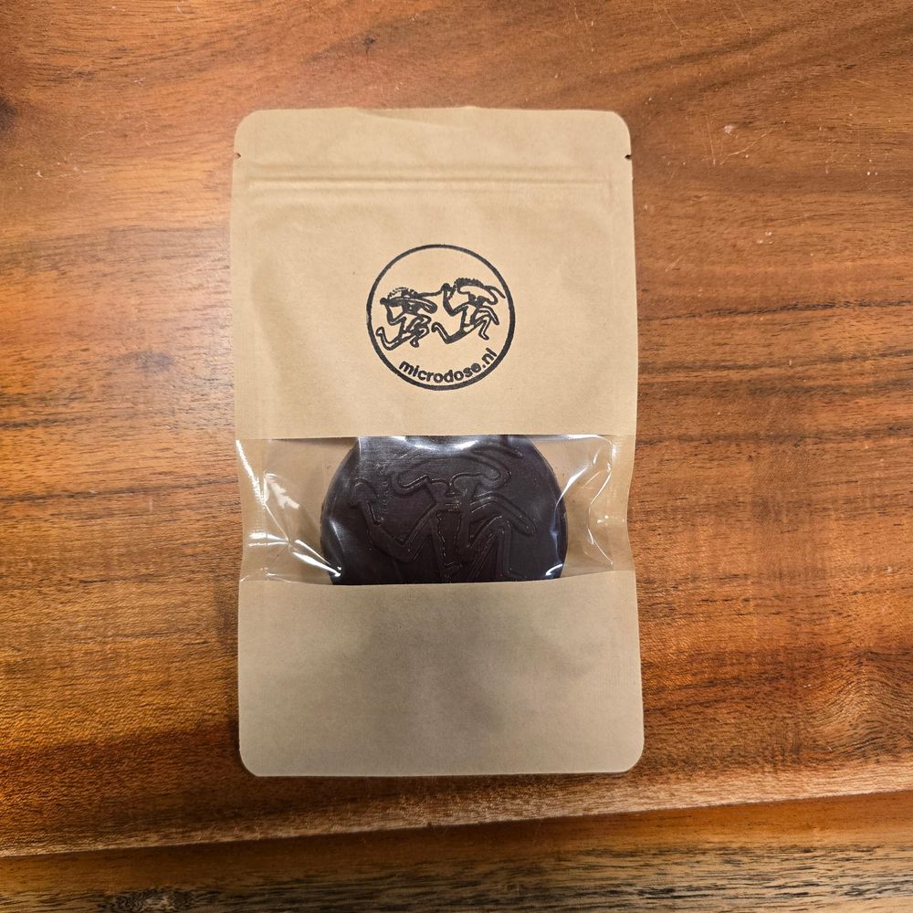 Microdose - Cacao Block with Mushroom 'Logo'