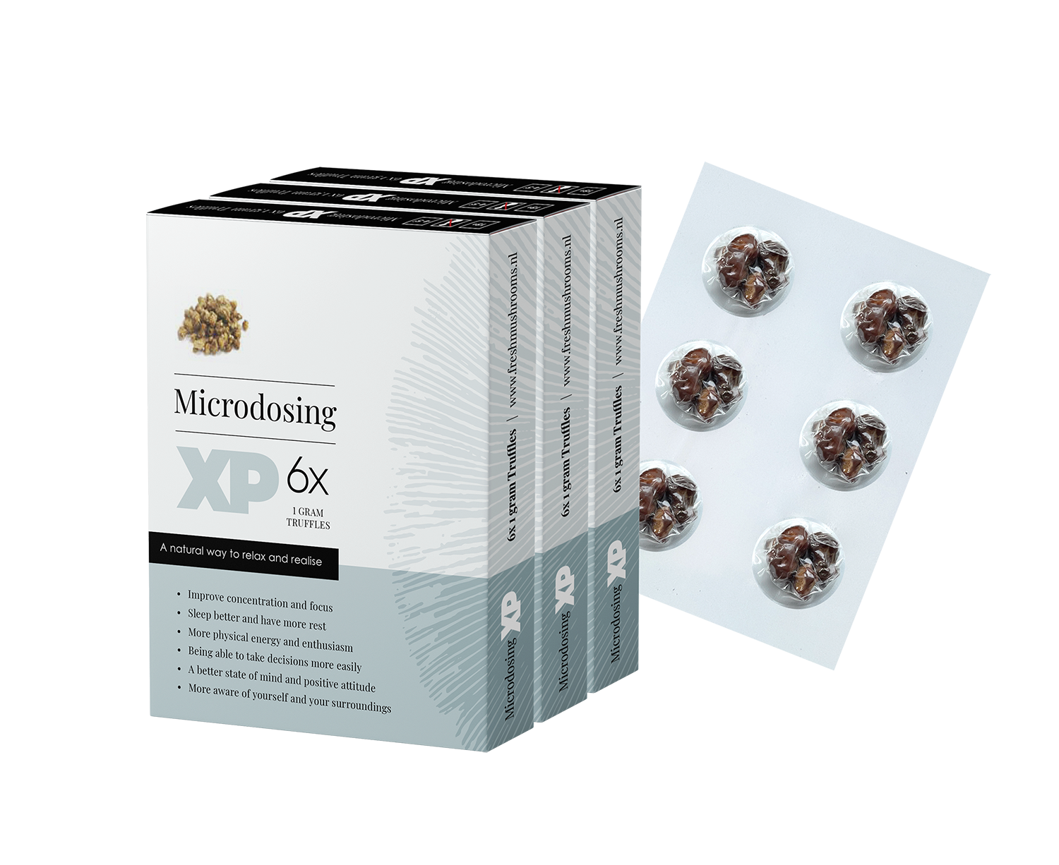 Microdose - 3x Microdosering XP truffels pack (18x1g)