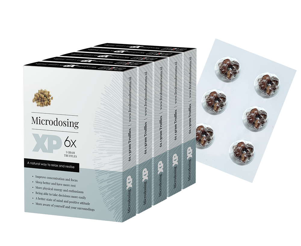 Microdose - 4x Microdosering XP truffels pack (24x1g)