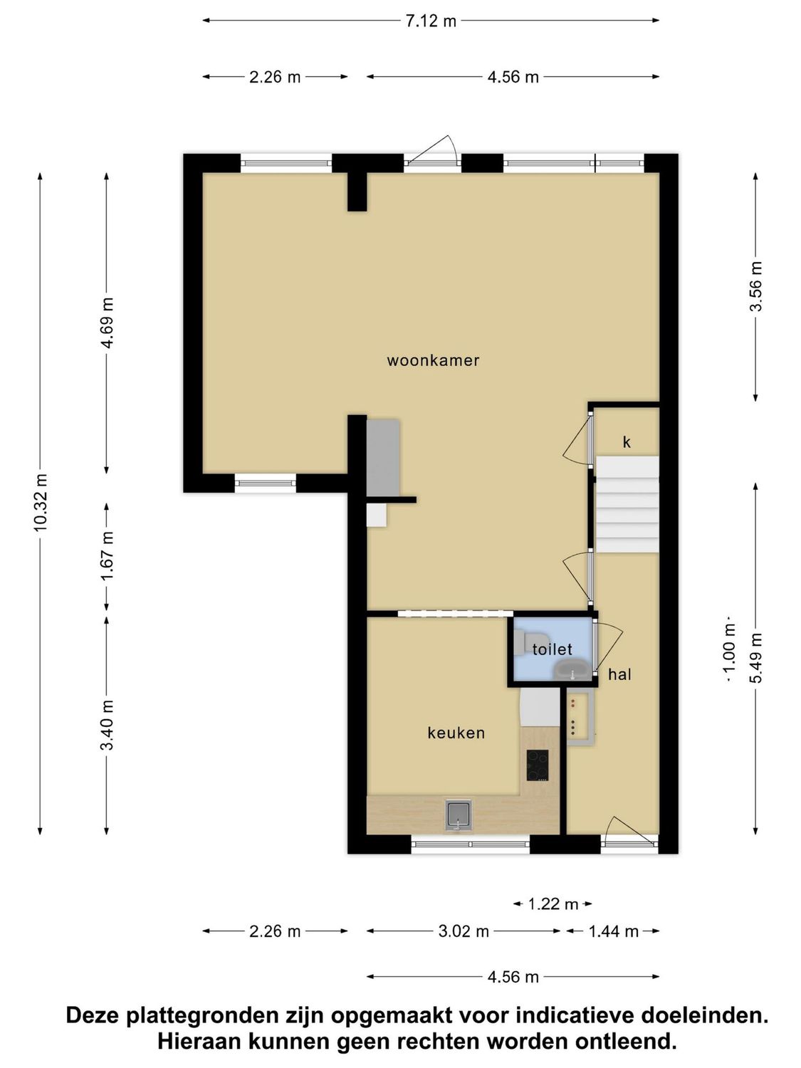 Plataanstraat 38, SPIJKENISSE plattegrond 2