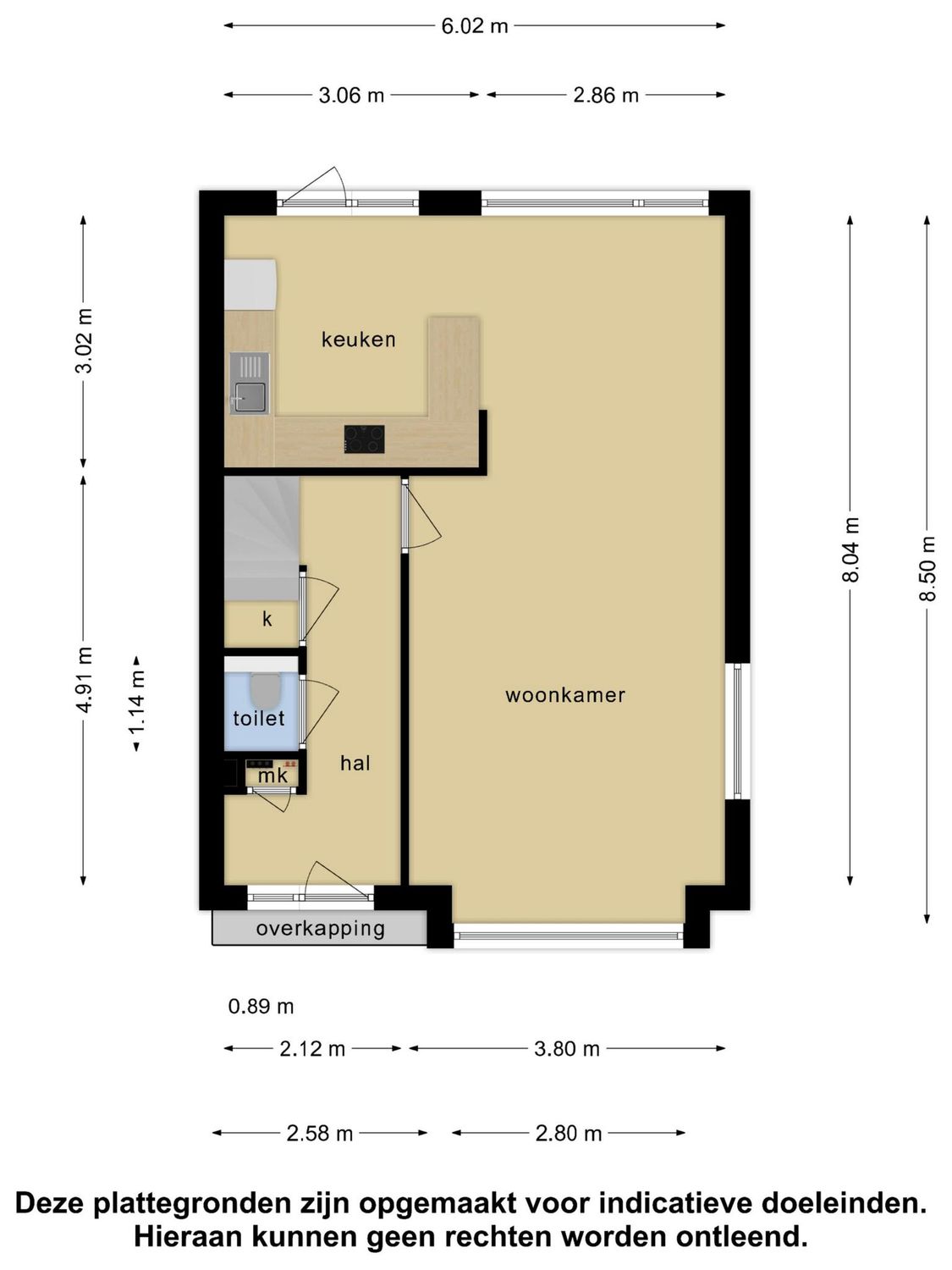 Beverveen 137, SPIJKENISSE plattegrond 2