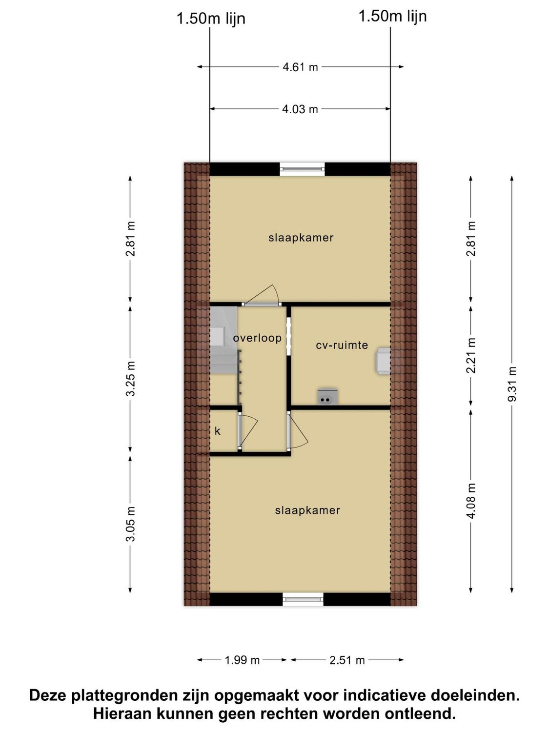 Achterweg ZZ 8, ABBENBROEK plattegrond 1