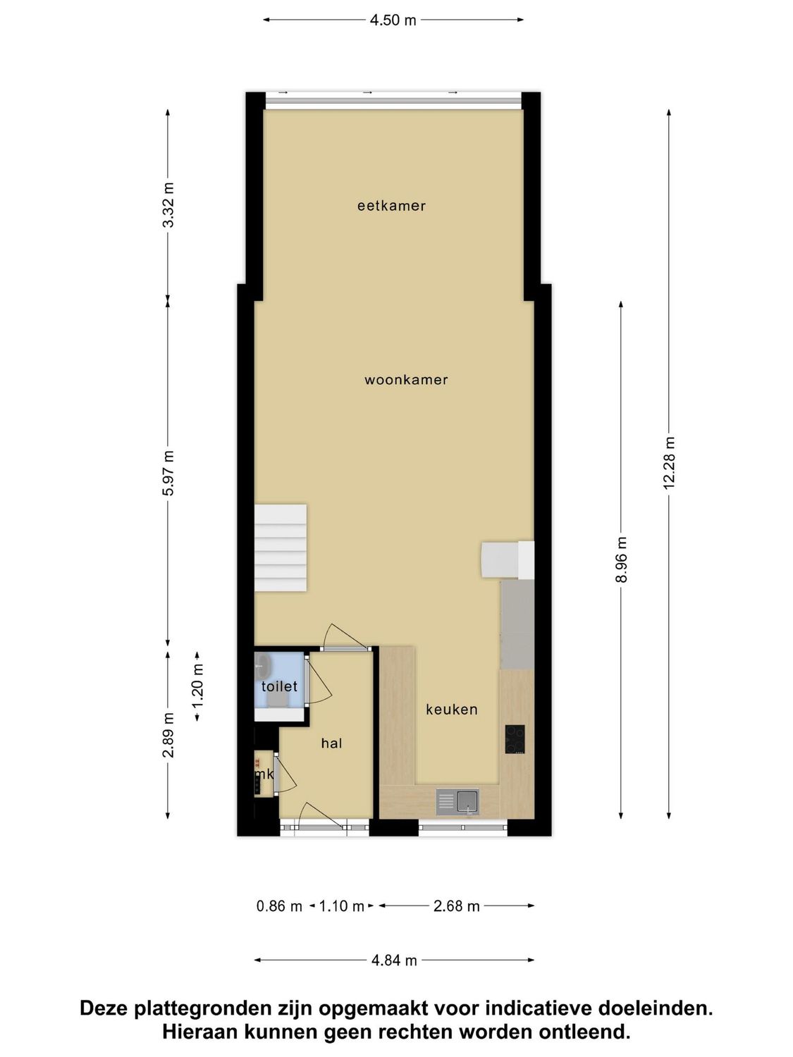 Achterweg ZZ 8, ABBENBROEK plattegrond 2