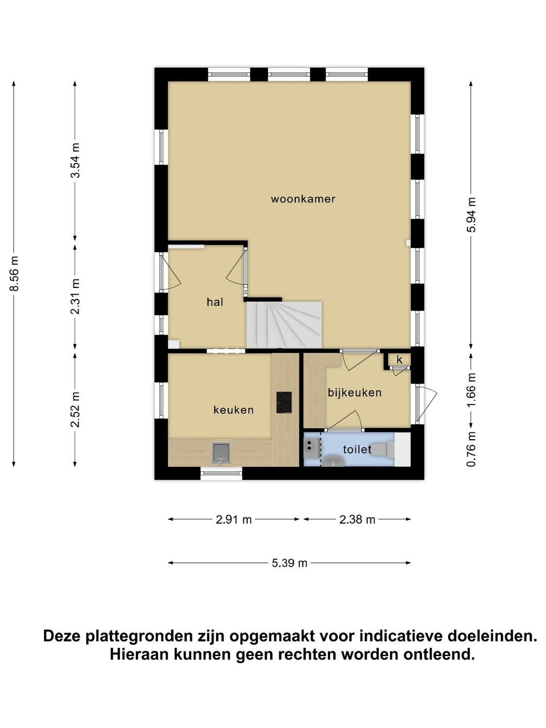 Molenpad 5, SPIJKENISSE plattegrond 1