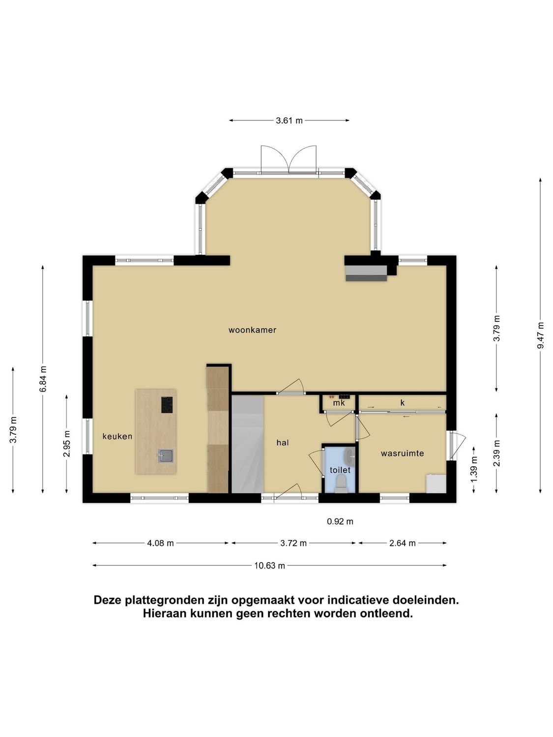 Gooischelaan 20, ZUIDLAND plattegrond 2