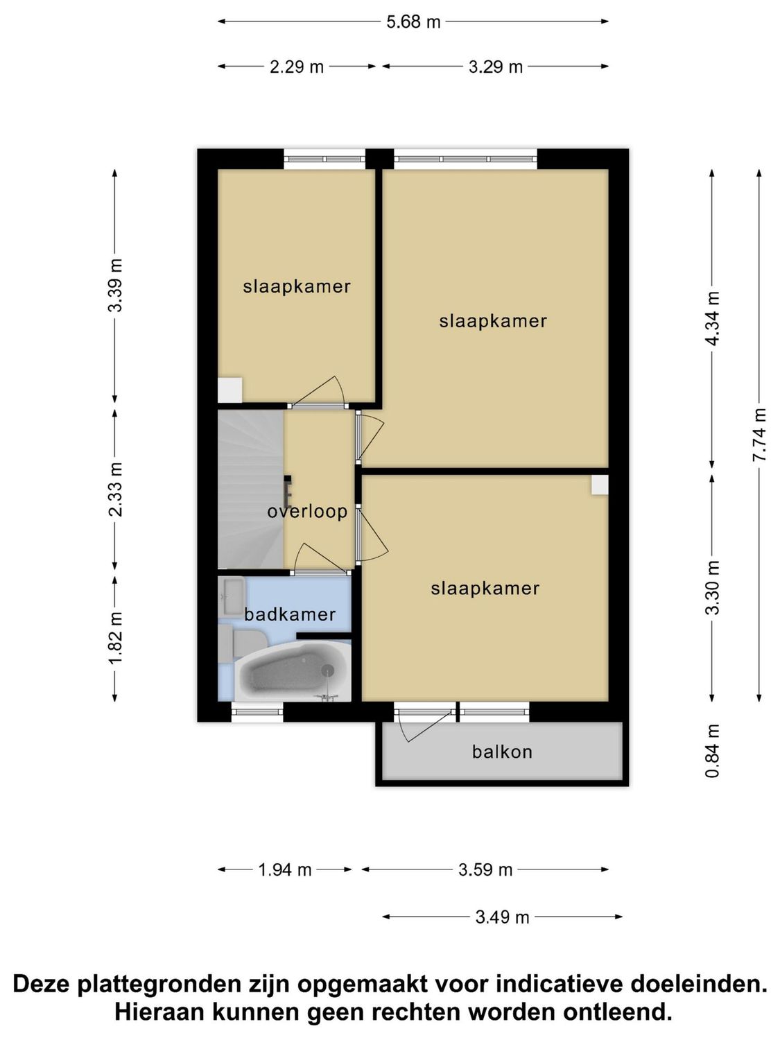 Beukenlaan 56, SPIJKENISSE plattegrond 0