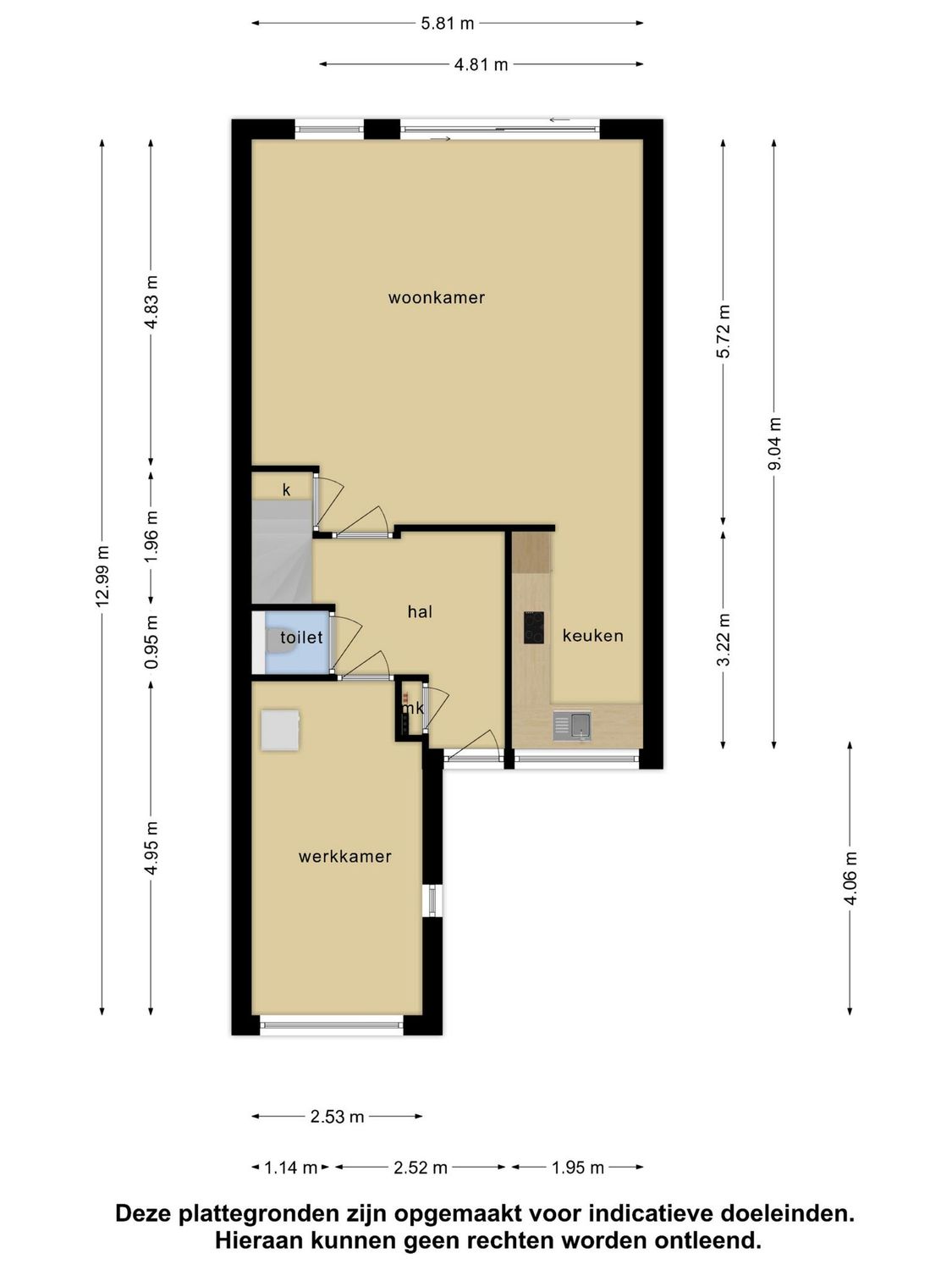 Wilhelmina Hofman-Pootstraat 39, SPIJKENISSE plattegrond 2