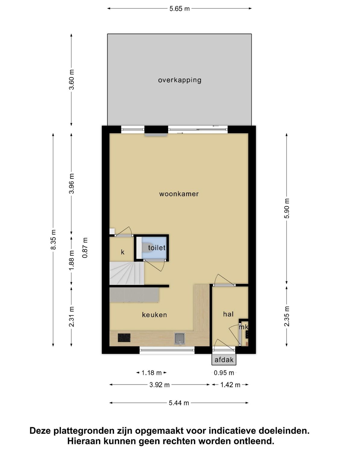 Zwette 21, HEKELINGEN plattegrond 2