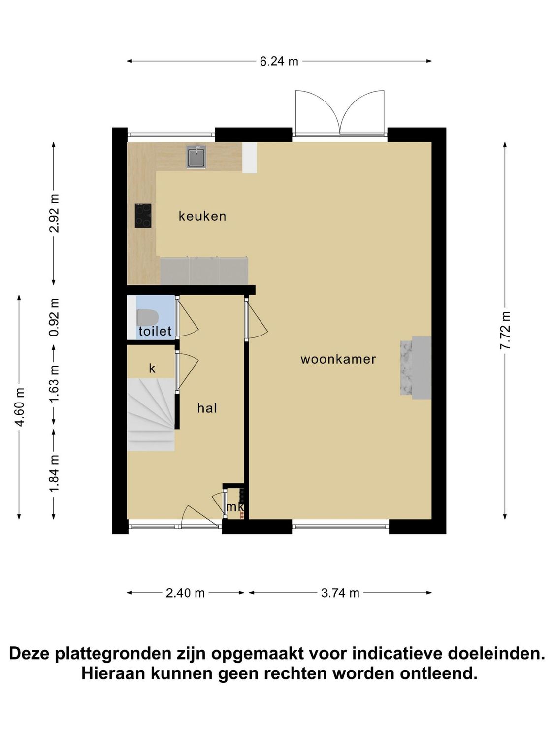 Oranjelaan 15, SPIJKENISSE plattegrond 2