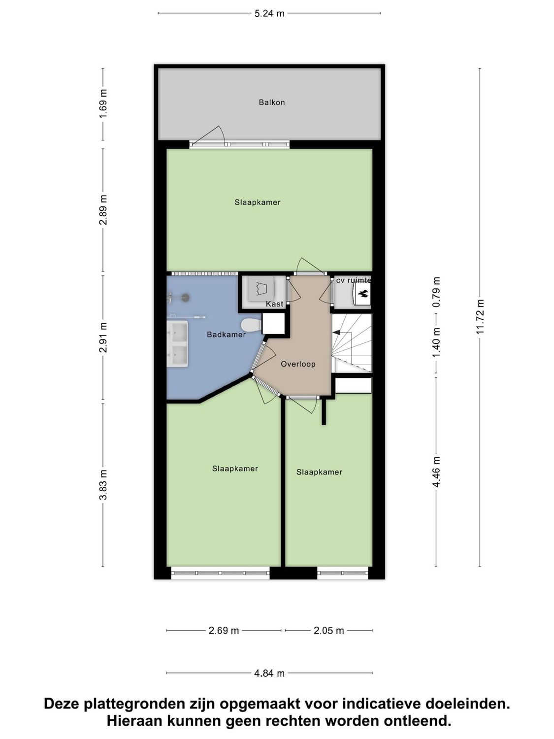 Nieuwstraat 302, SPIJKENISSE plattegrond 1