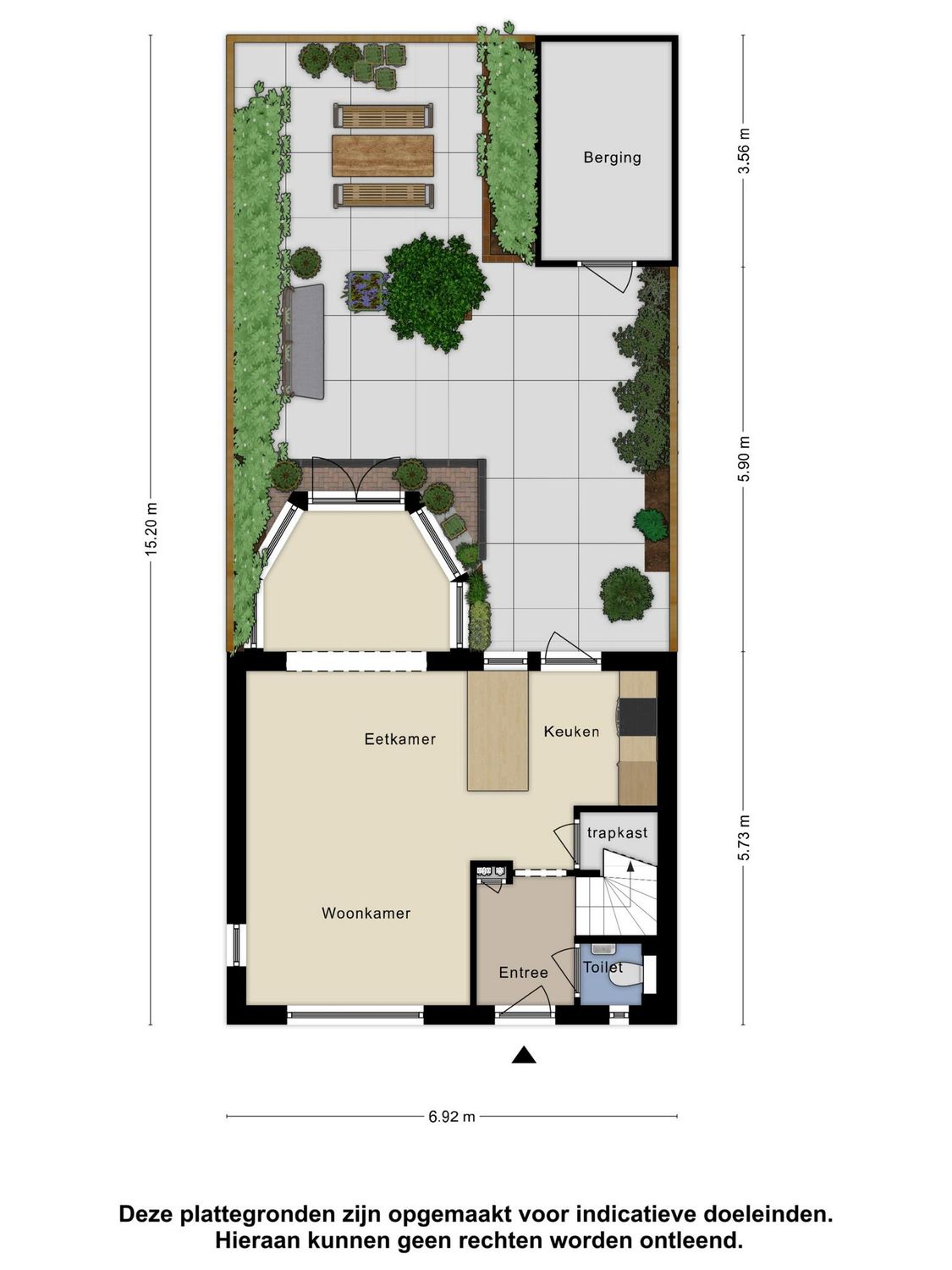 Molenstraat 1, SPIJKENISSE plattegrond 1