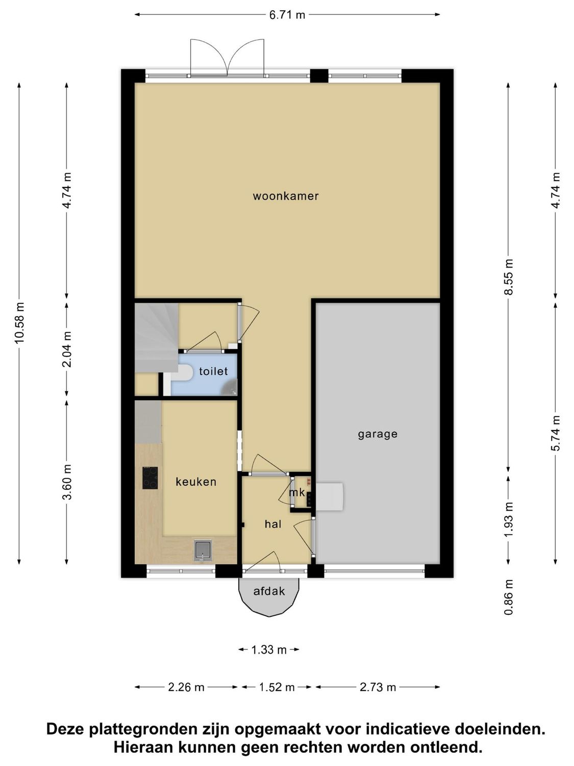 Etty Hillesumstraat 22, SPIJKENISSE plattegrond 2