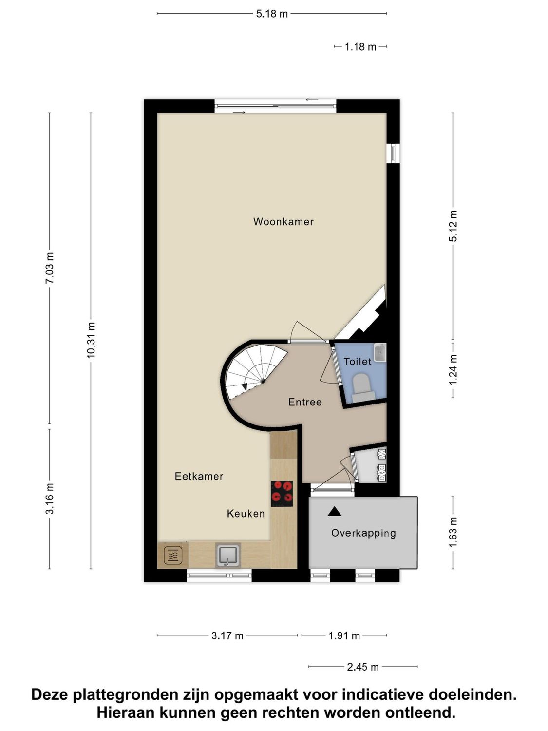 Sientje Mesdag-van Houtenstraat 129, SPIJKENISSE plattegrond 0