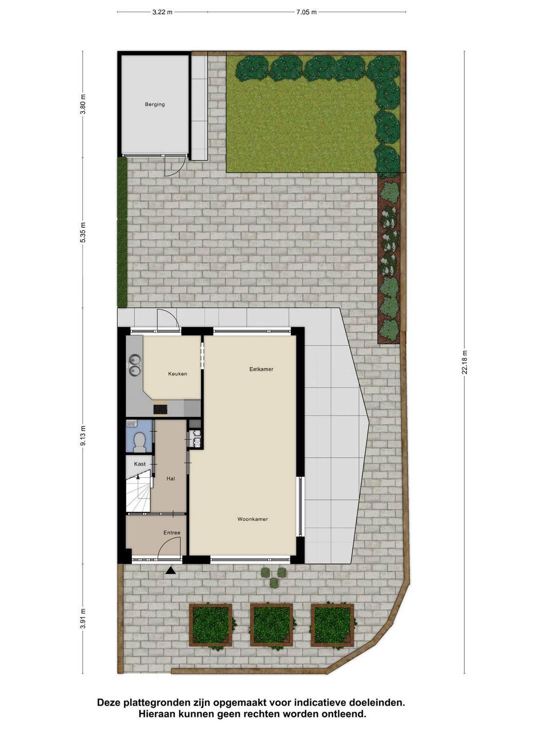 De Vroon 35, HEENVLIET plattegrond 1