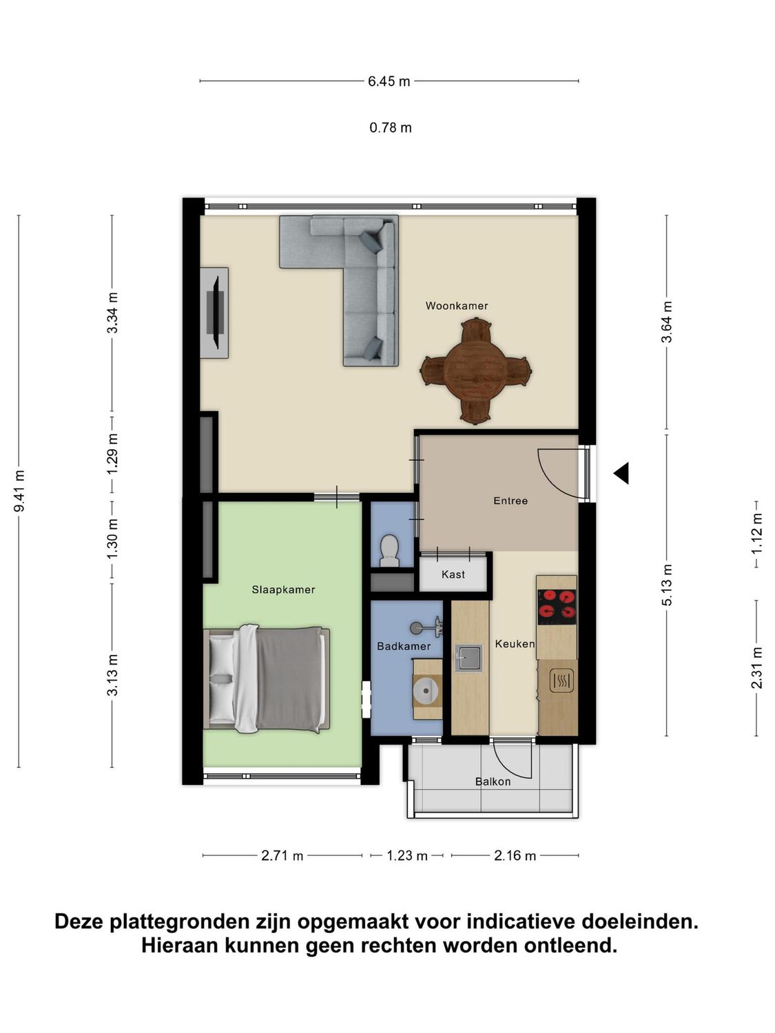 Jacob Catsstraat 60B, SPIJKENISSE plattegrond 0