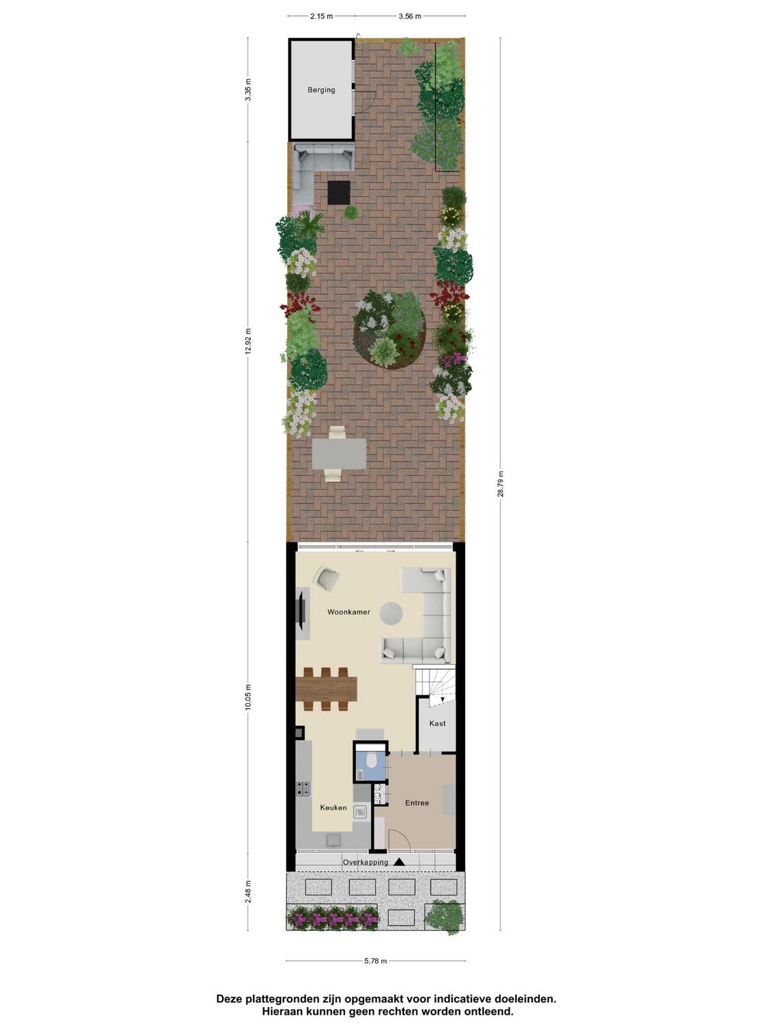 Slakkenveen 336, SPIJKENISSE plattegrond 1