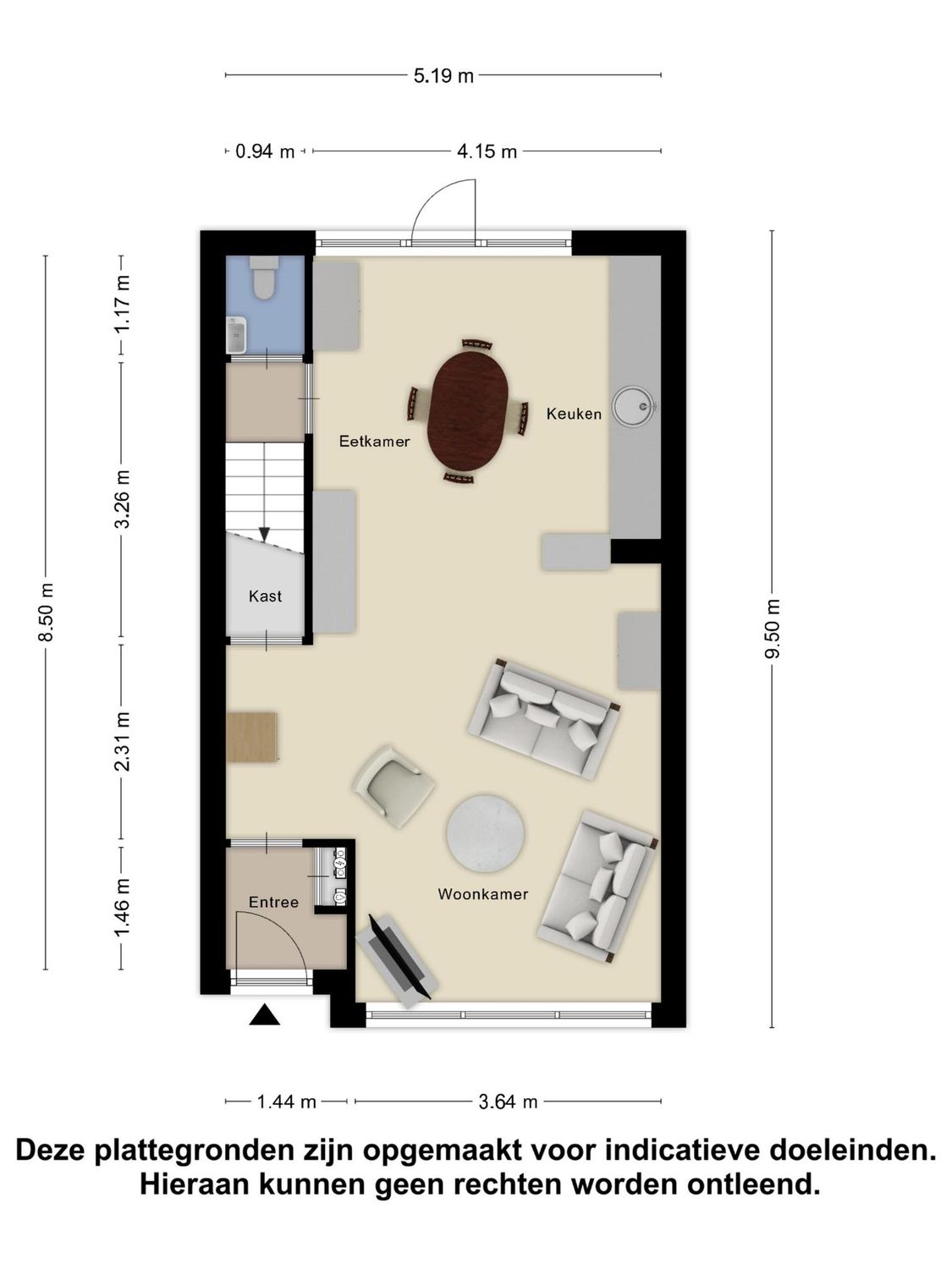 Nieuwe Wetering 187, HOOGVLIET ROTTERDAM plattegrond 0