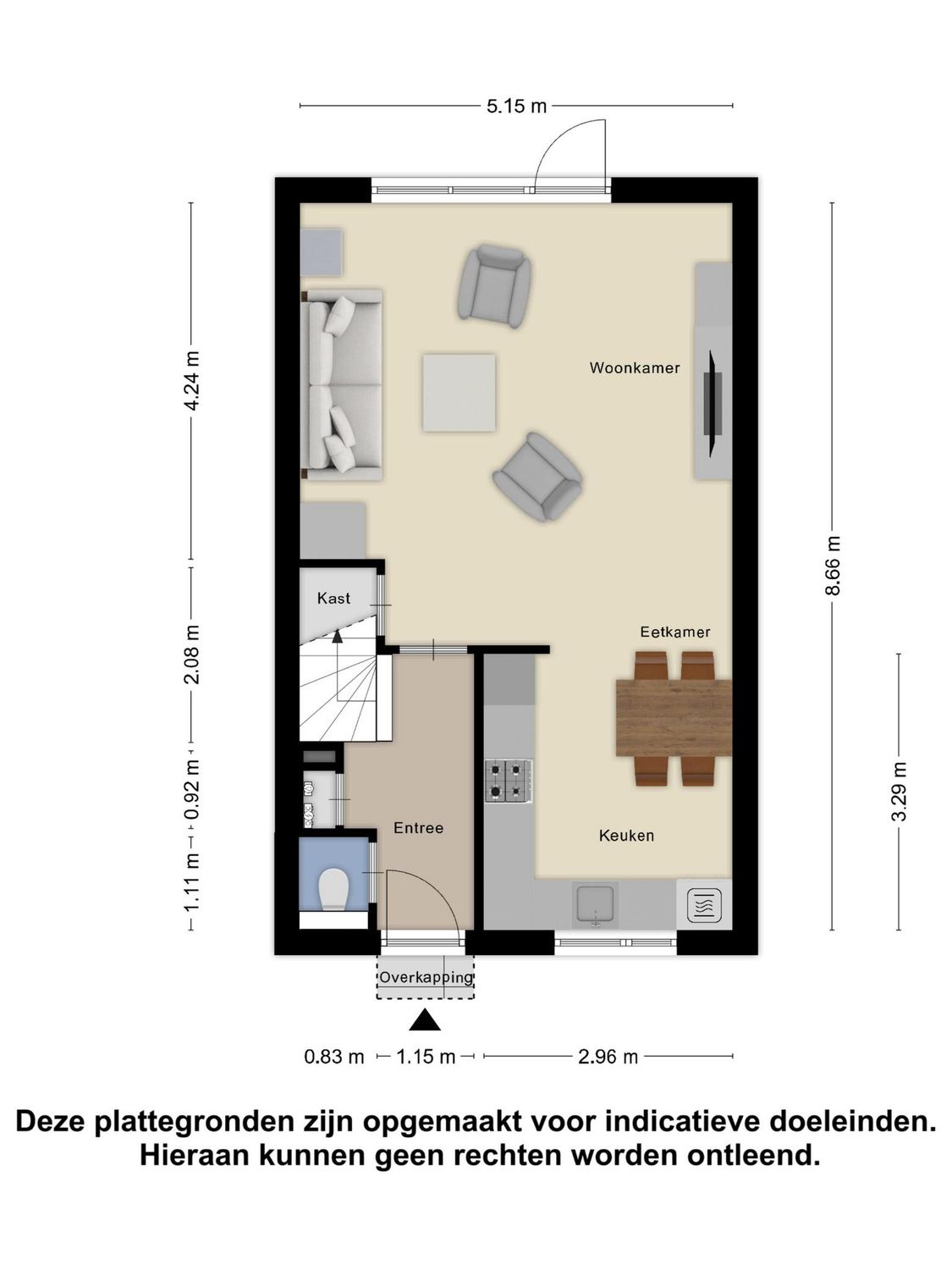 Duprepad 11, SPIJKENISSE plattegrond 0