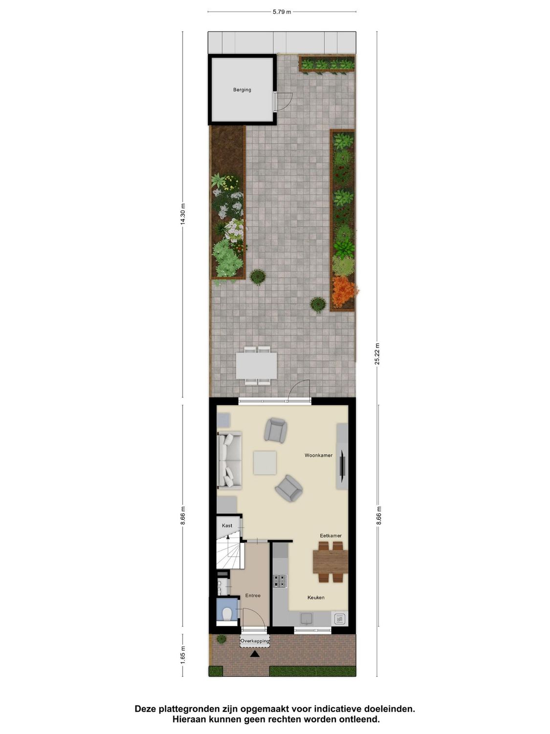 Duprepad 11, SPIJKENISSE plattegrond 1