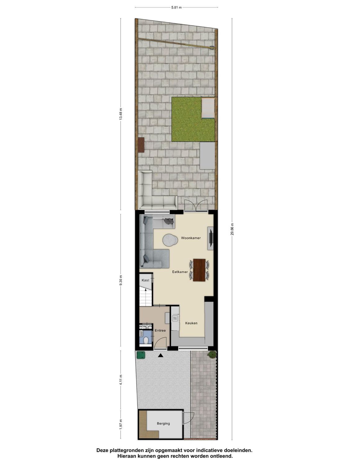 Snoekenveen 255, SPIJKENISSE plattegrond 1