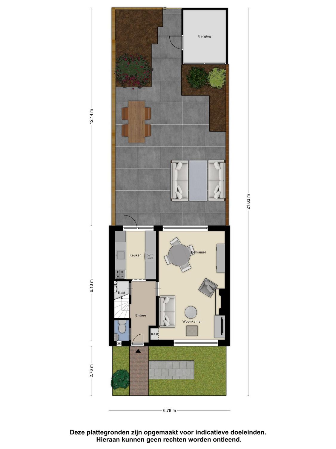 Markenburglaan 4, GEERVLIET plattegrond 1