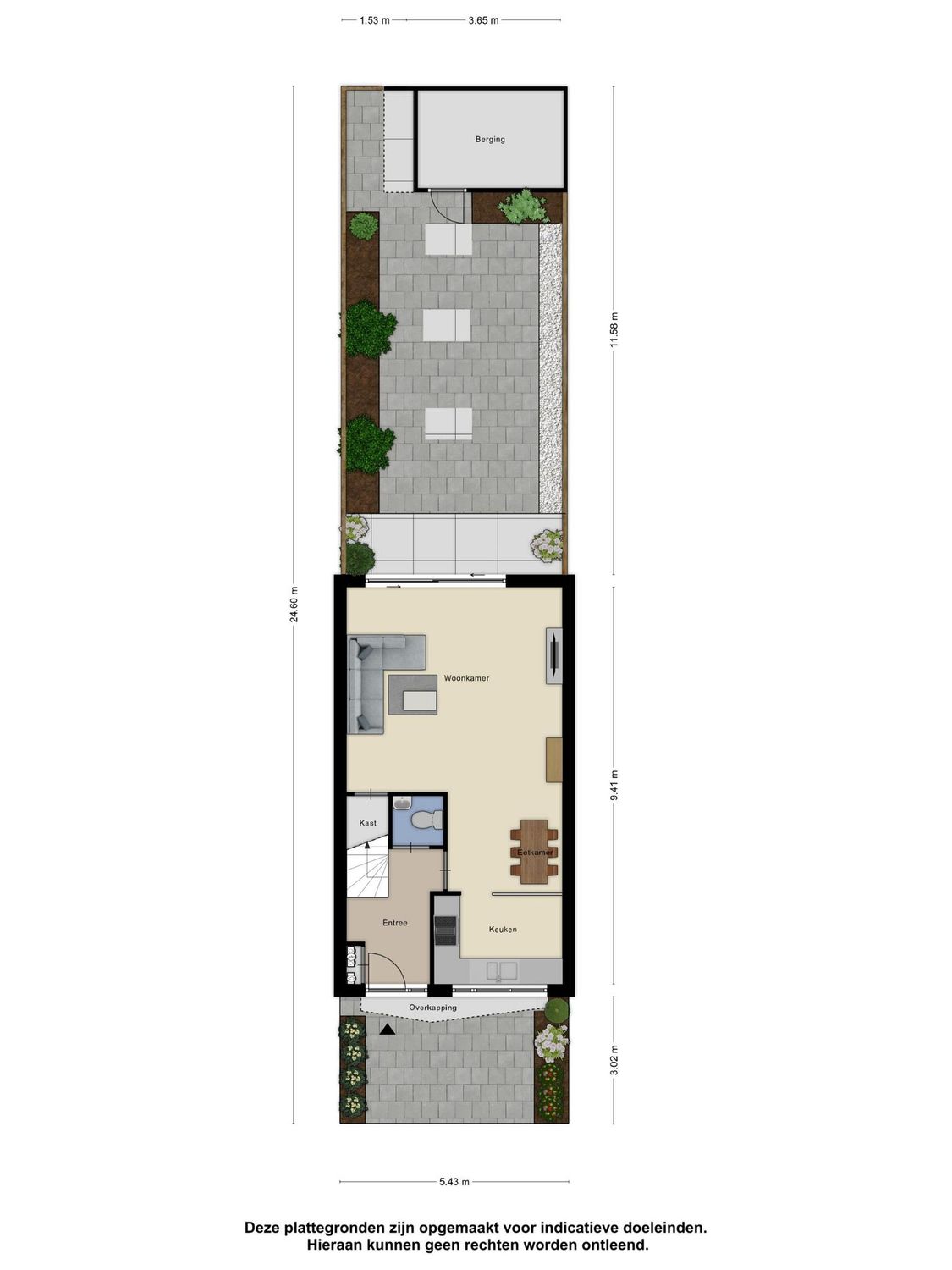 Blaakse Wetering 87, POORTUGAAL plattegrond 1