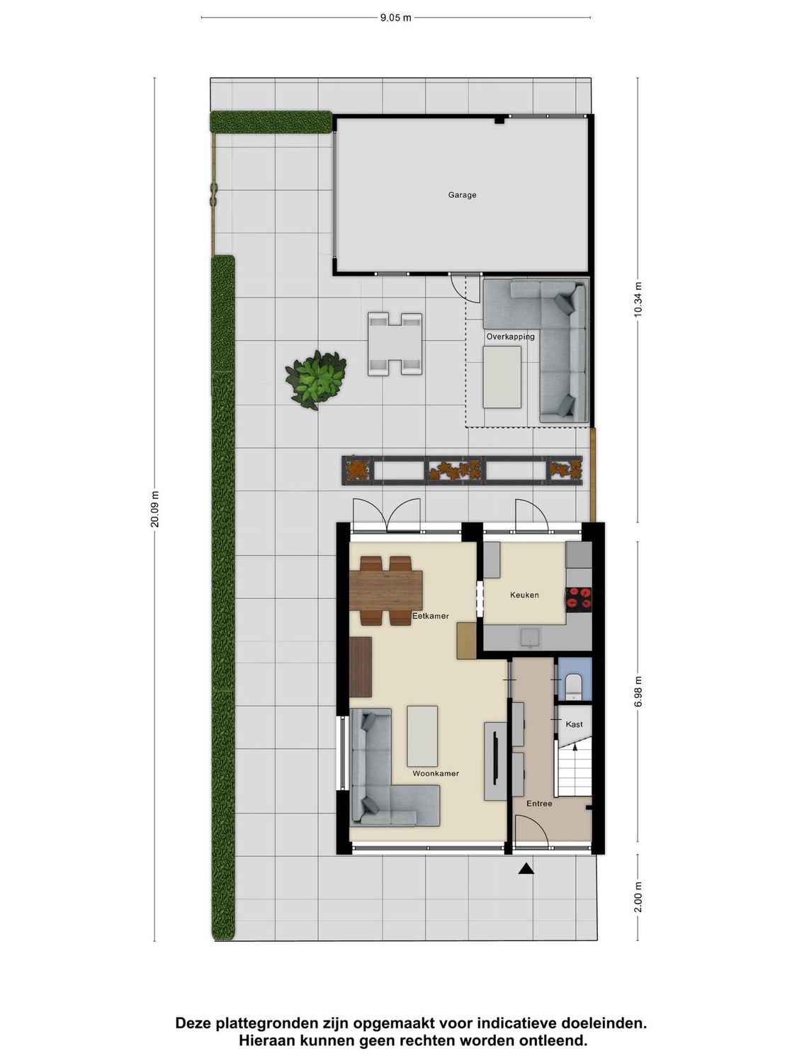 Jacob van Ruijsdaelpad 1, SPIJKENISSE plattegrond 1