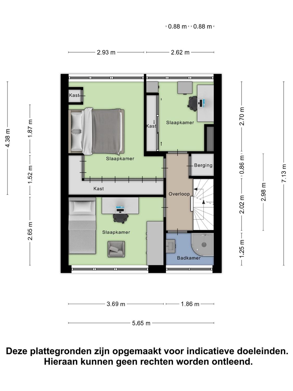 Jacob van Ruijsdaelpad 1, SPIJKENISSE plattegrond 2