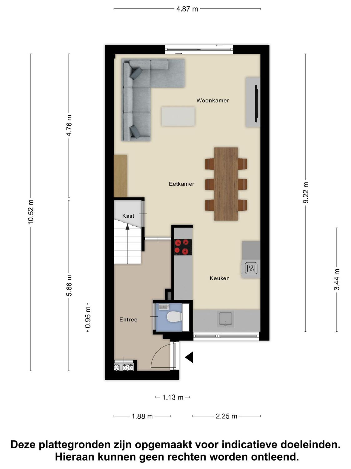 Haya van Someren-Downerpad 35, SPIJKENISSE plattegrond 1